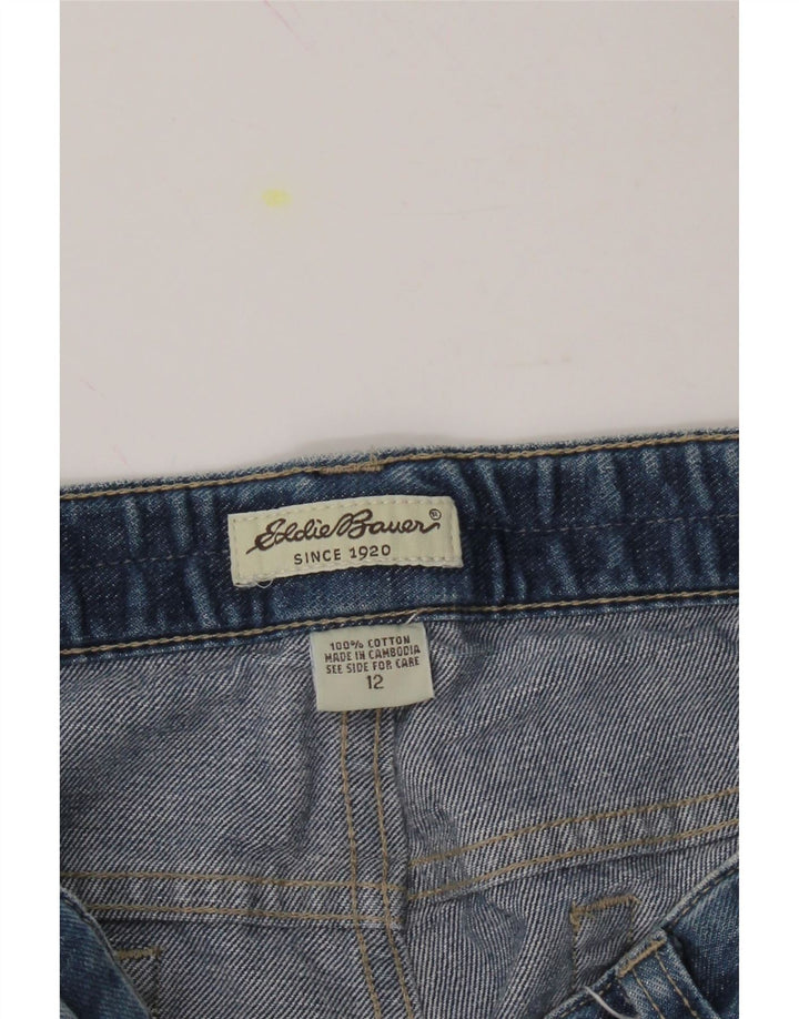 EDDIE BAUER Womens Straight Jeans US 12 Large W30 L31 Blue Cotton Vintage Eddie Bauer and Second-Hand Eddie Bauer from Messina Hembry 