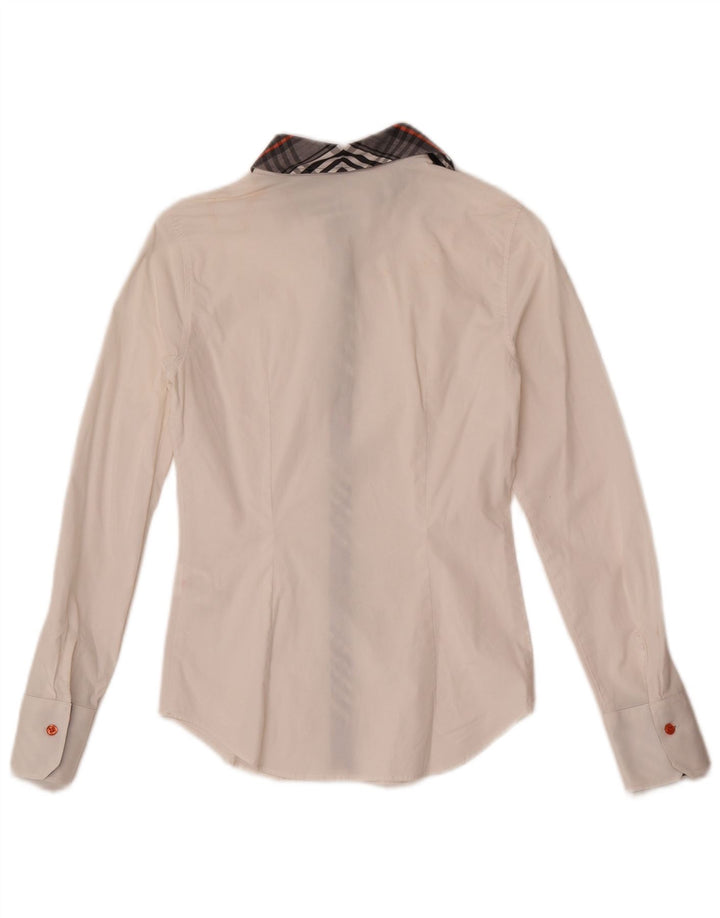 Camicia da donna Naracamicie US 0 XS in cotone a quadri bianchi