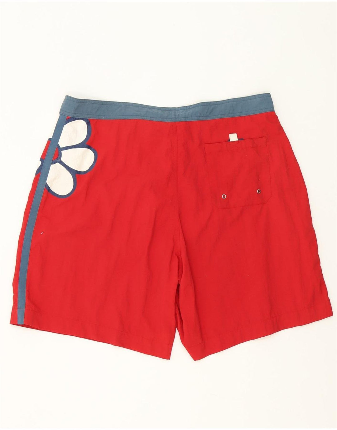 Pantaloncini da bagno grafici da uomo Guru, grandi, colore rosso
