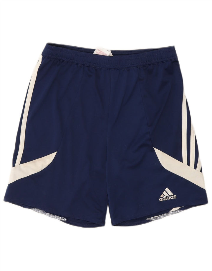 Pantaloncini sportivi ADIDAS da ragazzo Climalite 11-12 anni Large Blu Navy