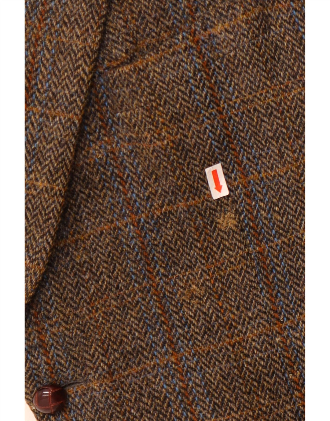 Giacca blazer da uomo in tweed Harris Walker and Hawkes IT 46 3XL Marrone