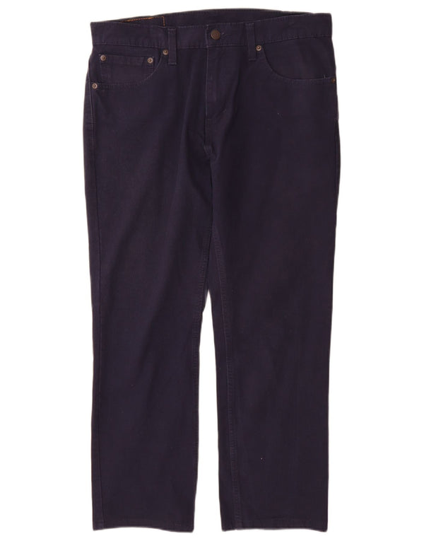 Levi's Uomo 511 Pantaloni Casual Slim W32 L27 Cotone Blu Navy