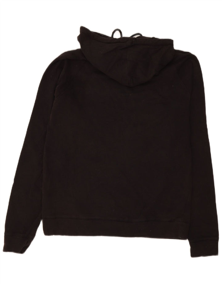 Maglione con cappuccio grafico da uomo Tommy Hilfiger cotone medio nero