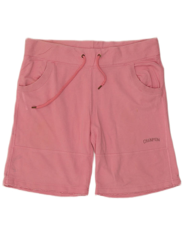 Pantaloncini sportivi Champion da donna Heritage Fit UK 14 cotone rosa medio
