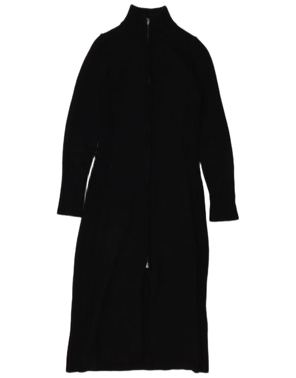 Abito maglione a maniche lunghe da donna Oasis UK 8 piccolo acrilico nero