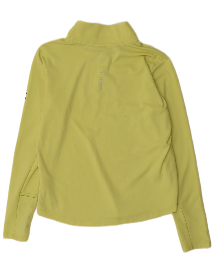 Top da tuta Nike Dri Fit Graphic Pullover da donna UK 14 Verde medio