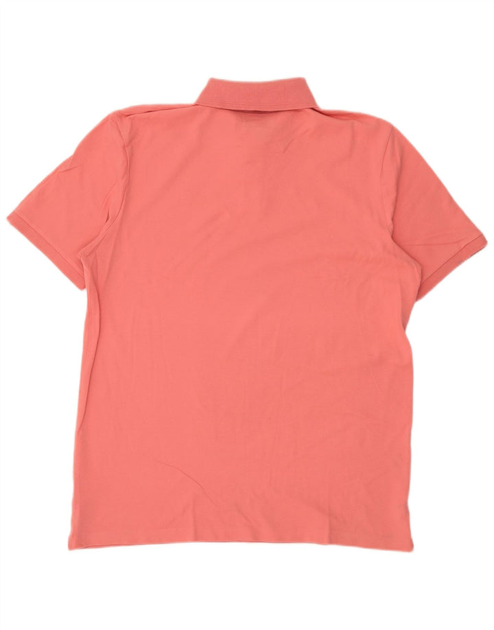 Polo da uomo G-STAR grande in cotone rosa