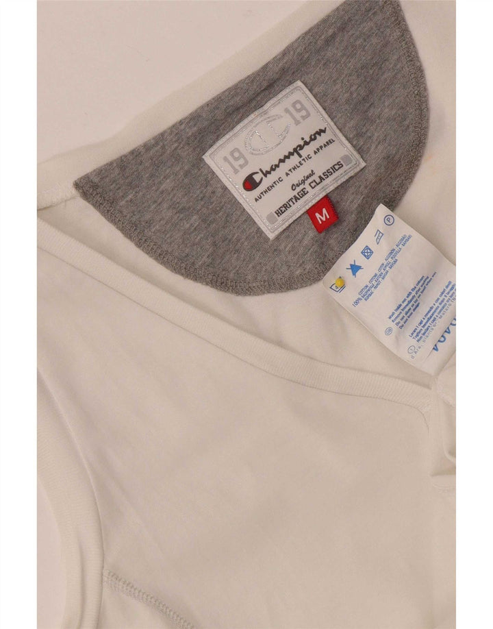 Canotta Champion da donna Heritage Classics UK 12 cotone bianco medio