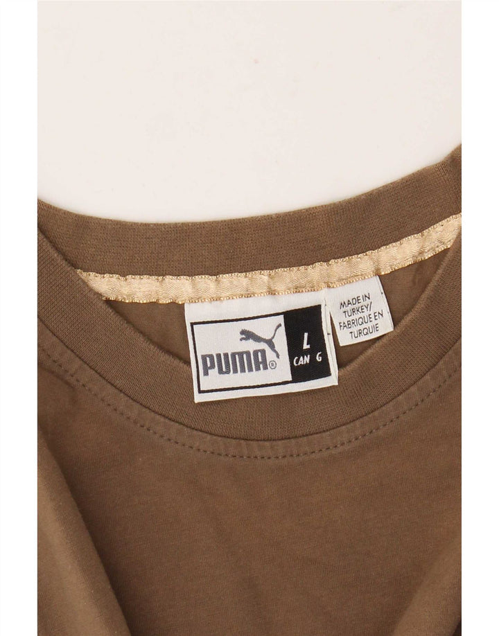 Canotta da donna Puma UK 16 grande marrone