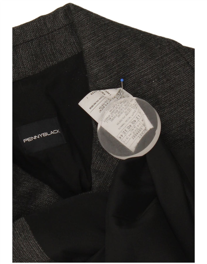 Giacca blazer doppiopetto da donna Penny Black UK 12 Grigio medio