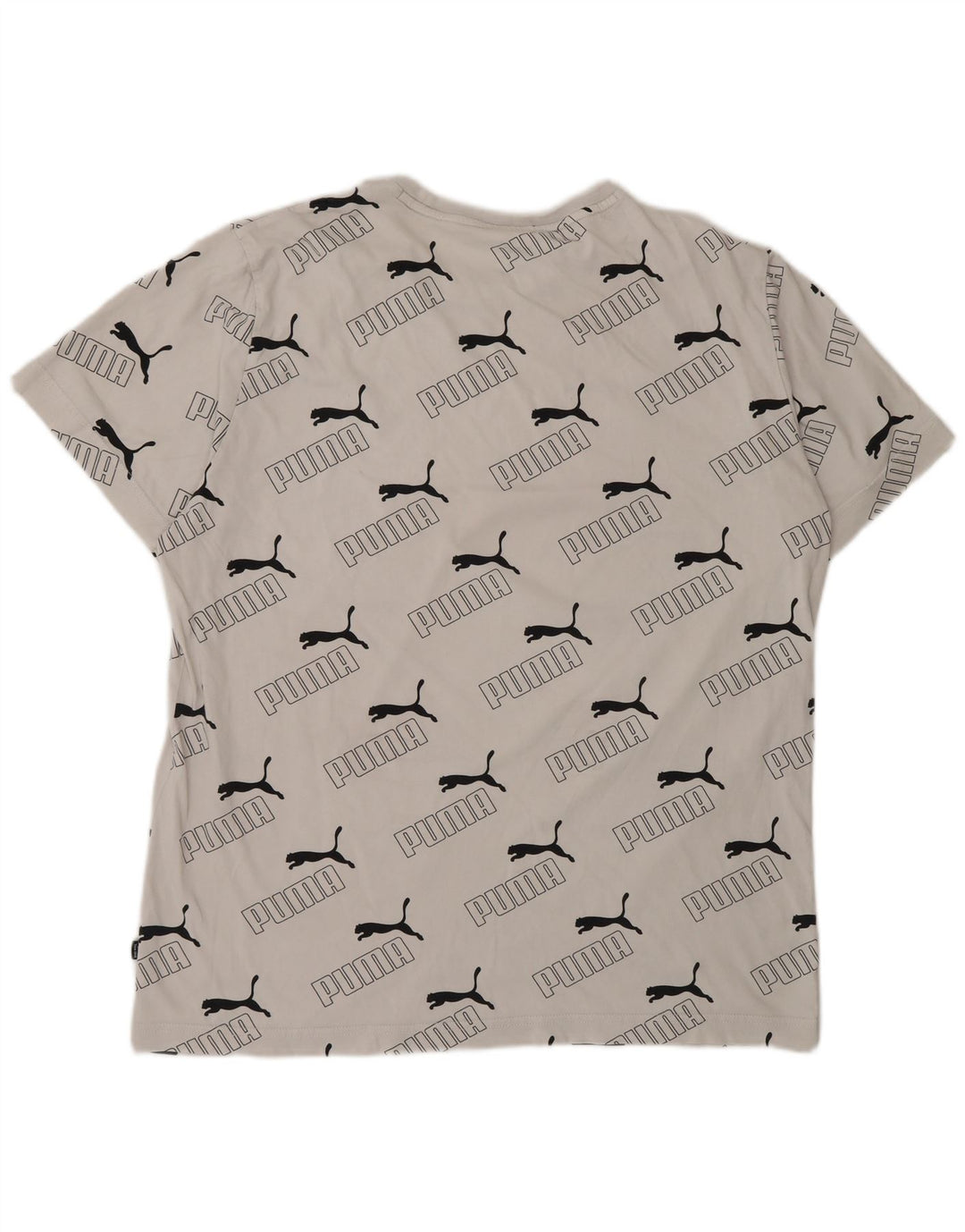T-shirt grafica da uomo Puma Large bianca
