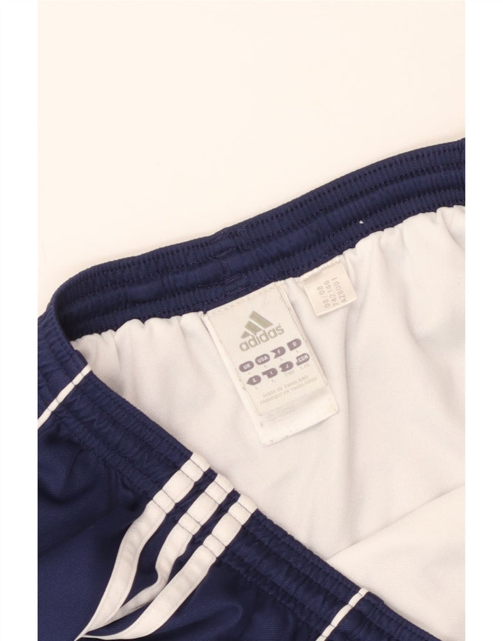 Pantaloncini sportivi da uomo Adidas Large blu navy in poliestere