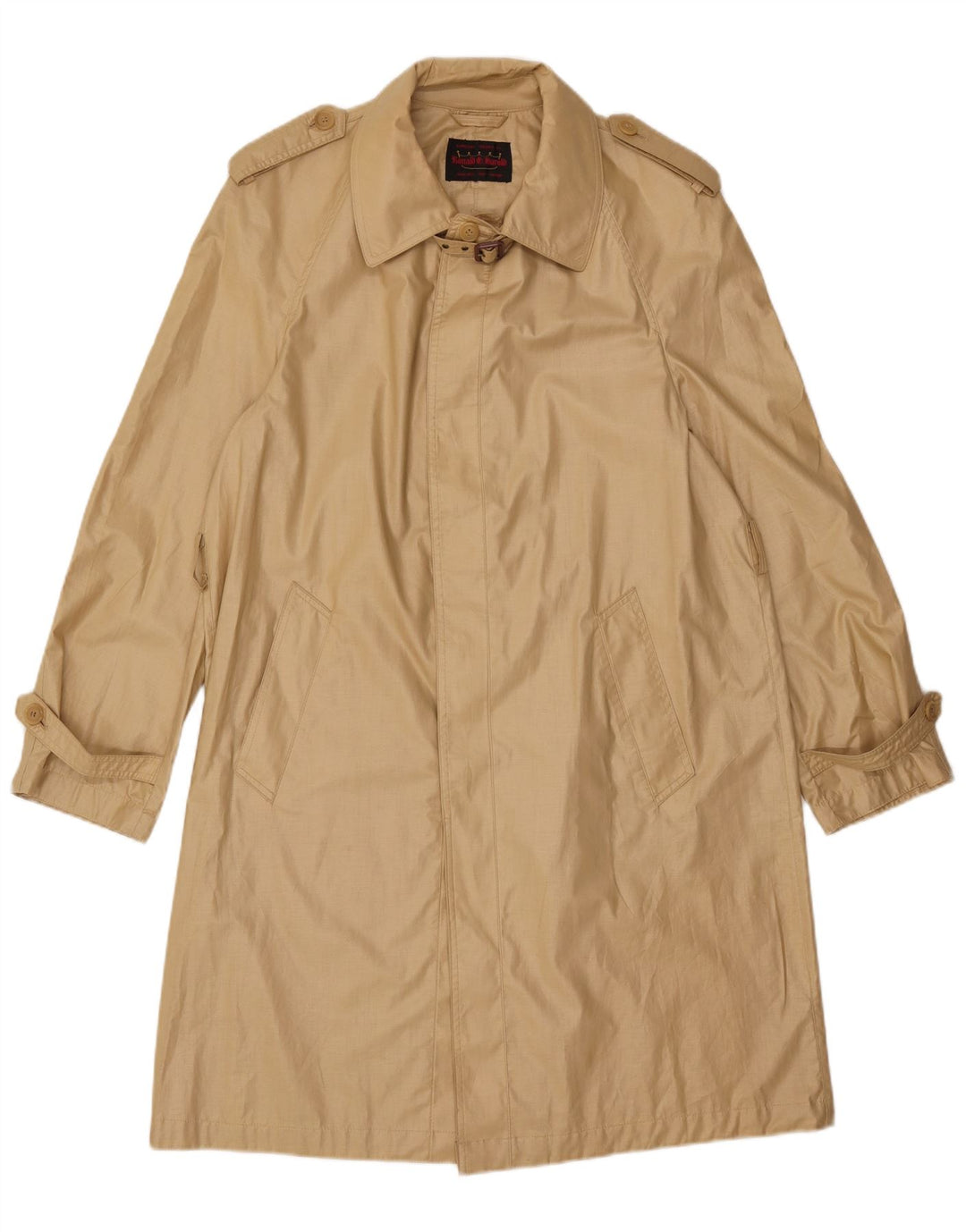 Trench da donna VINTAGE UK 14 Cotone beige medio