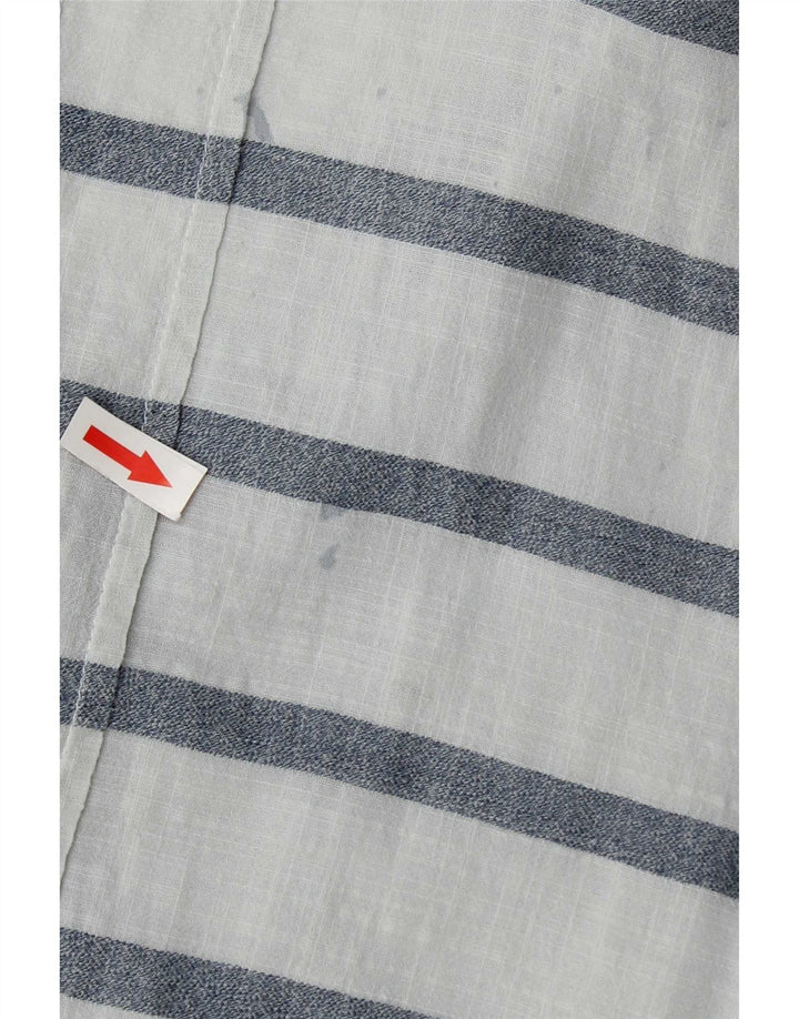 Blusa oversize da donna Zara Top UK 18 XL a righe blu