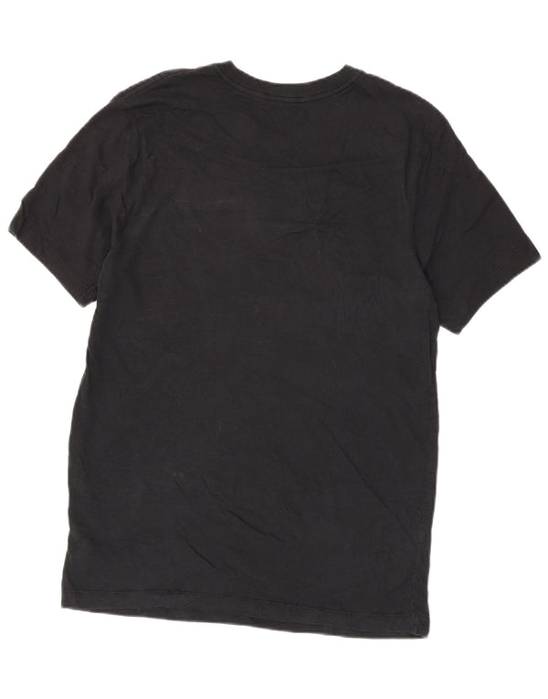 T-shirt grafica da uomo NIKE Top in cotone nero medio