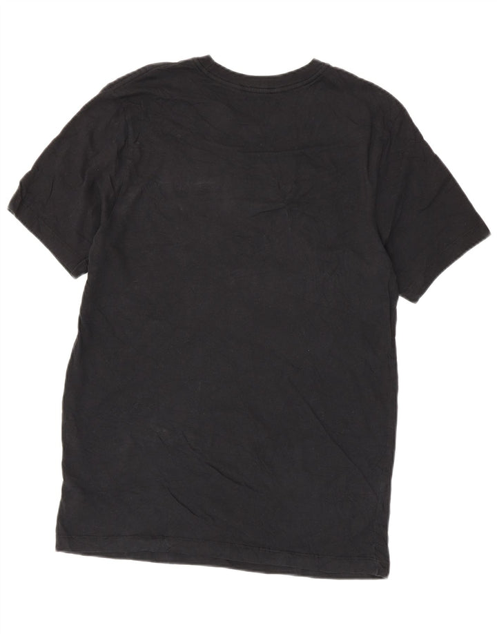 T-shirt grafica da uomo NIKE Top in cotone nero medio
