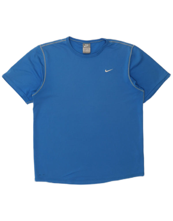 T-shirt NIKE da uomo Fit Dry UK 39/41 Blu medio