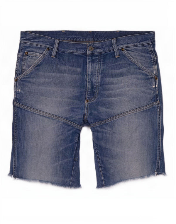 Pantaloncini di jeans da uomo Betty Barclay W34 grandi in cotone blu