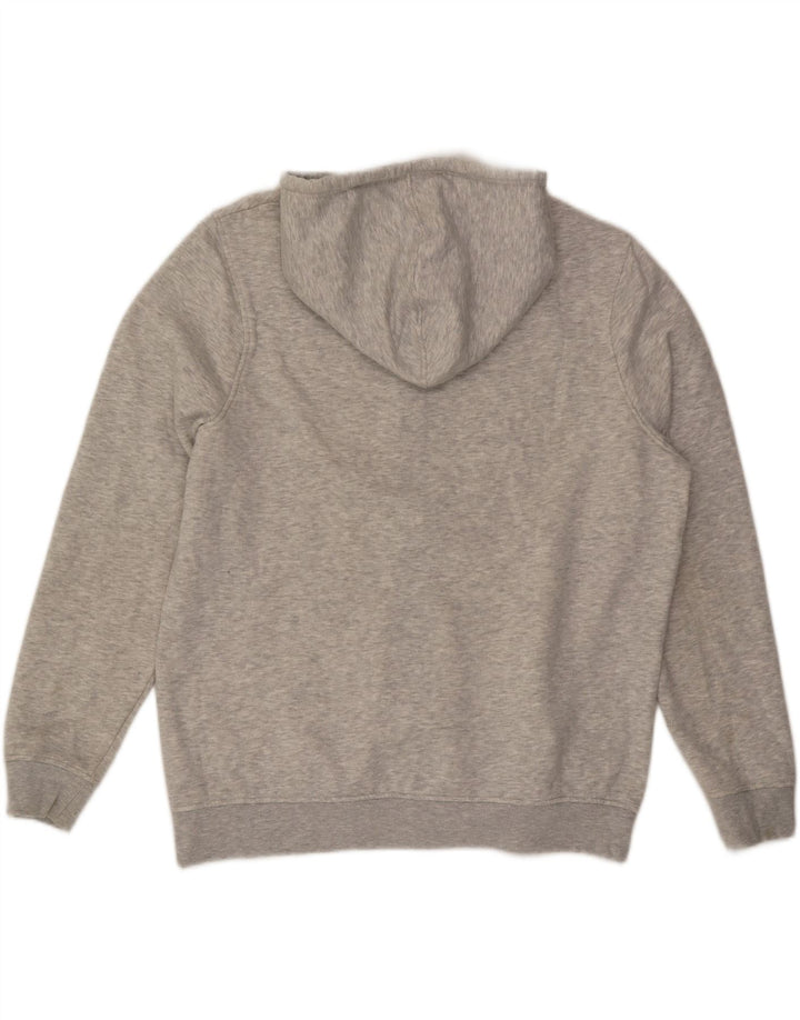 Maglione con cappuccio e zip da uomo SALTROCK 2XL cotone grigio