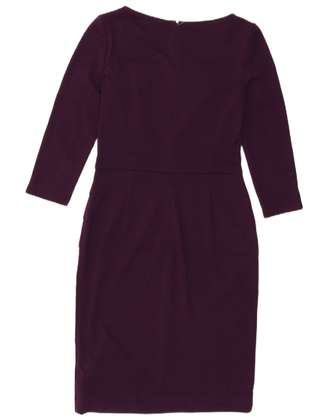 Chaps Abito tubino da donna con maniche a 3/4 US 4 piccolo poliestere viola