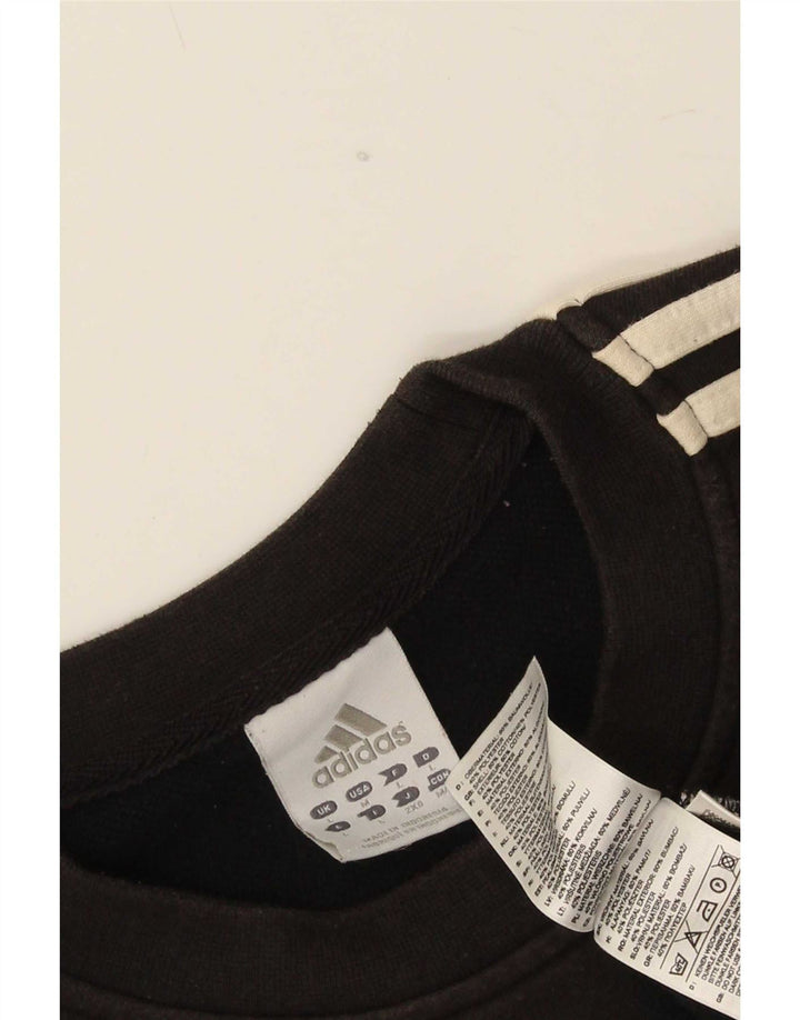 Felpa Adidas Climalite da uomo, grande, in cotone nero