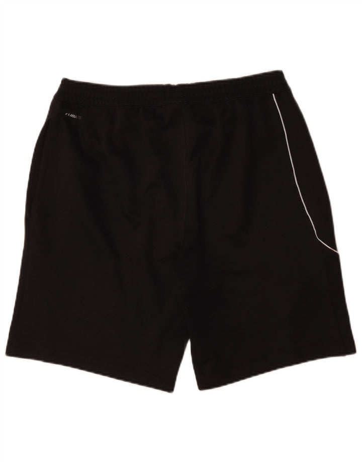 Pantaloncini sportivi Adidas Climalite da uomo grandi in poliestere nero