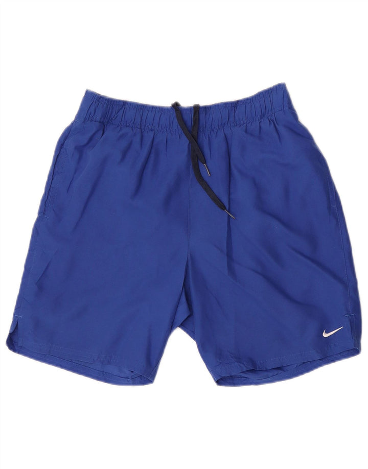 Pantaloncini sportivi Nike da donna UK 10 piccoli blu in poliestere