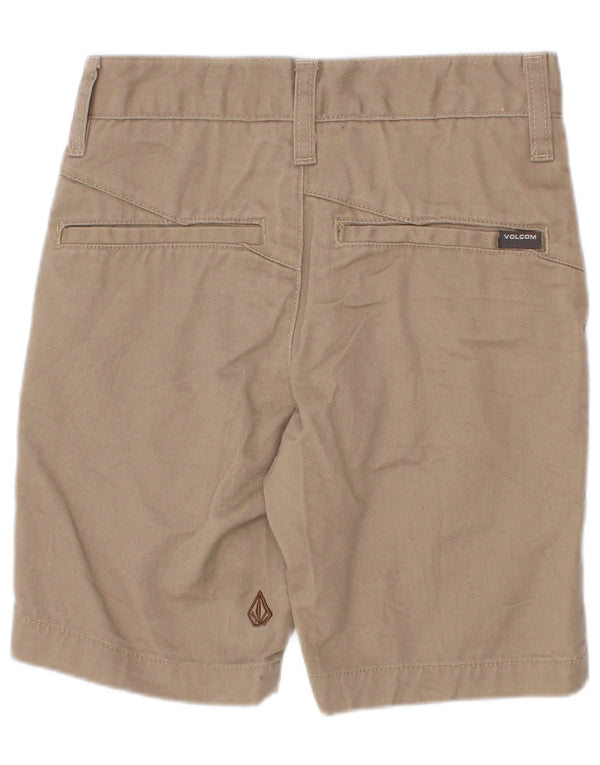 Pantaloncini chino da bambino Volcom 7-8 anni W22 in cotone beige
