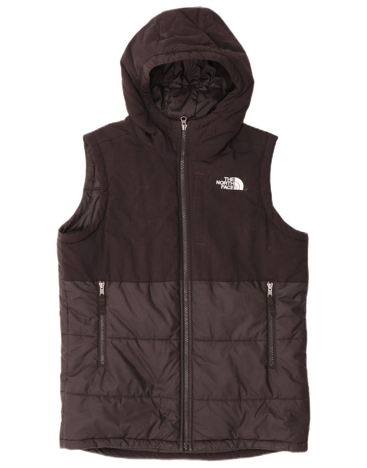 THE NORTH FACE Gilet imbottito con cappuccio per ragazzi 14-15 anni XL Poliestere nero