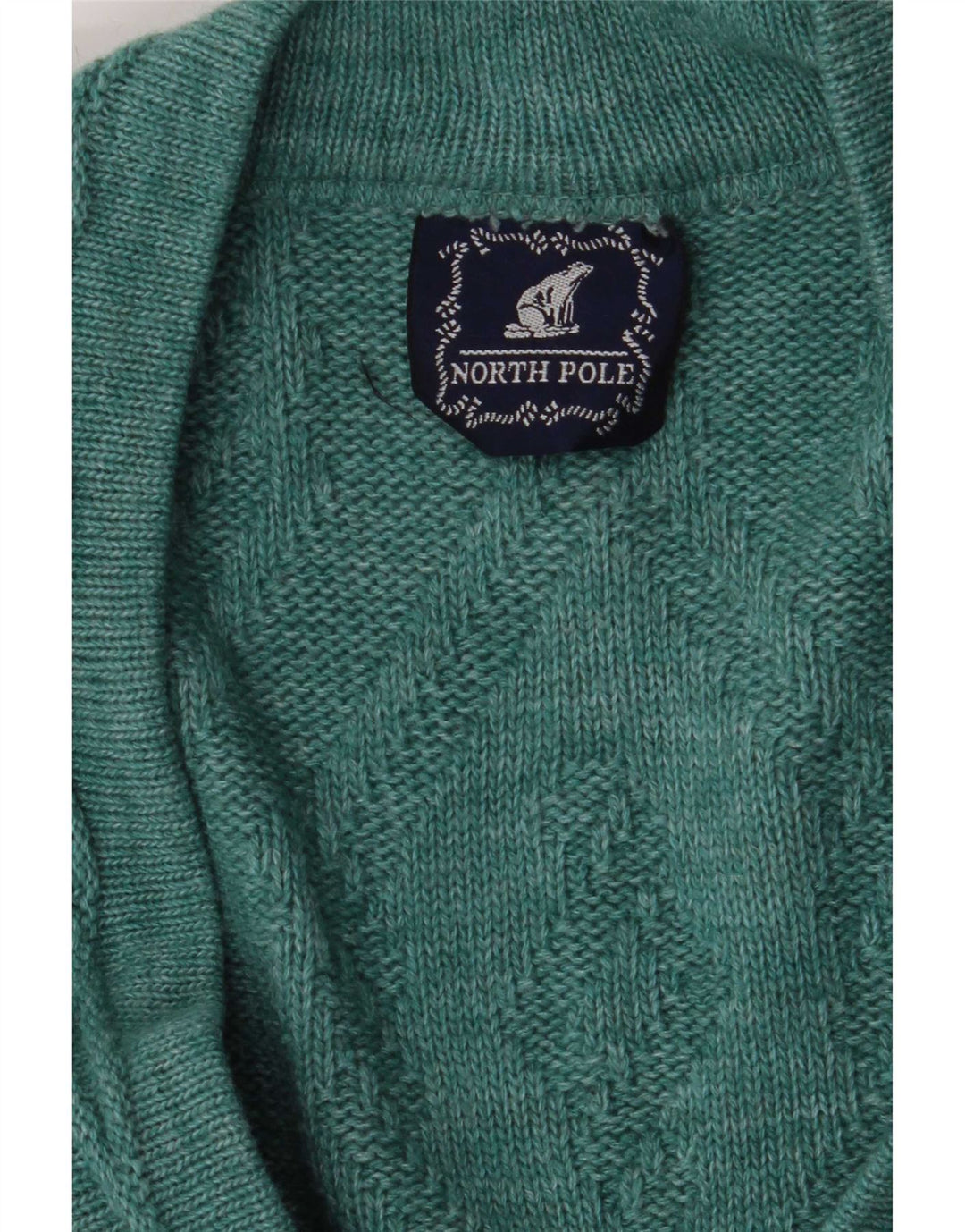 Maglione cardigan senza maniche da uomo North Pole grande verde