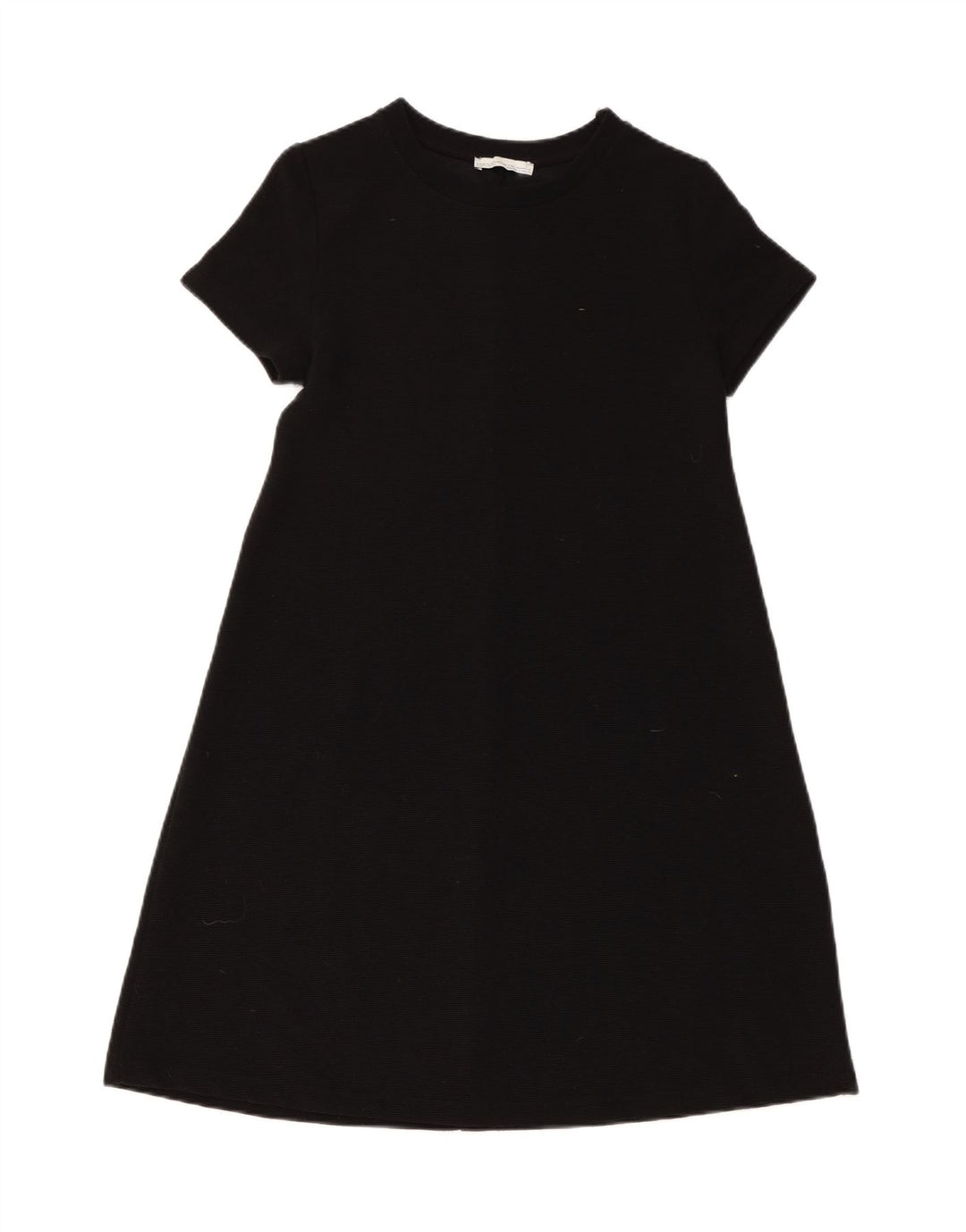 ZARA Womens T-Shirt Dress UK 10 Small Black Polyester Vintage Zara and Second-Hand Zara from Messina Hembry 