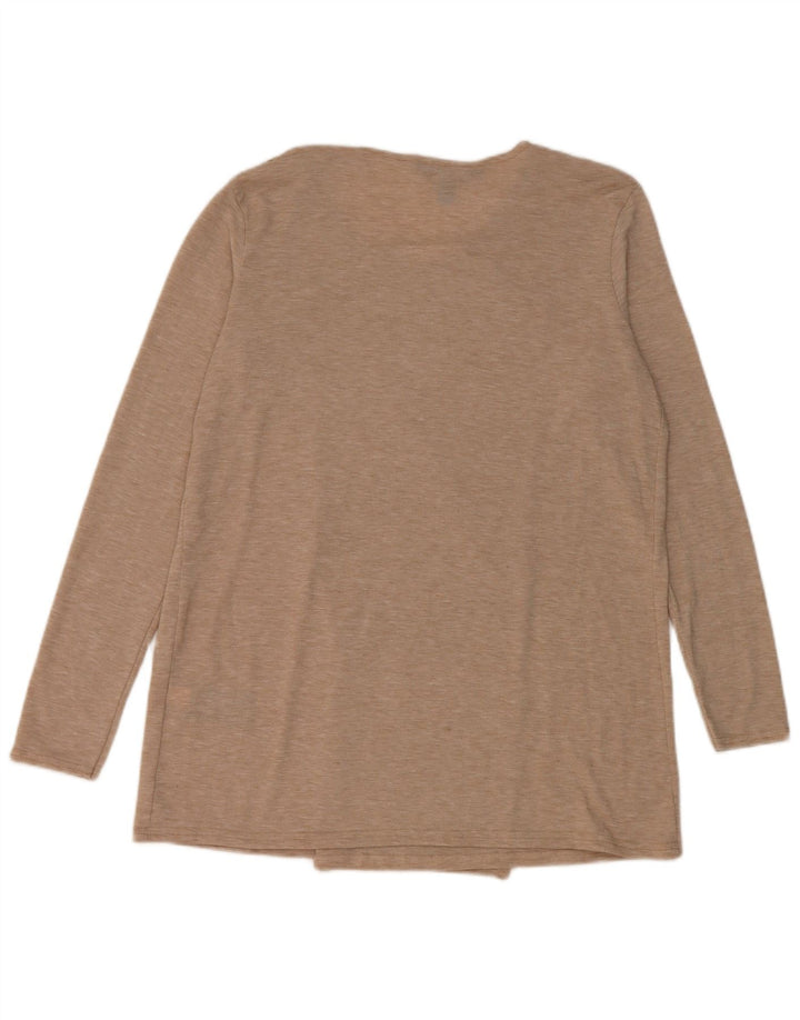 Top cardigan da donna Lipsy UK 14 grande viscosa beige