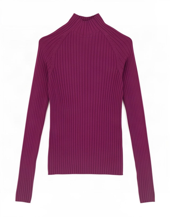 Top Zara da donna a maniche lunghe UK 12 viola medio