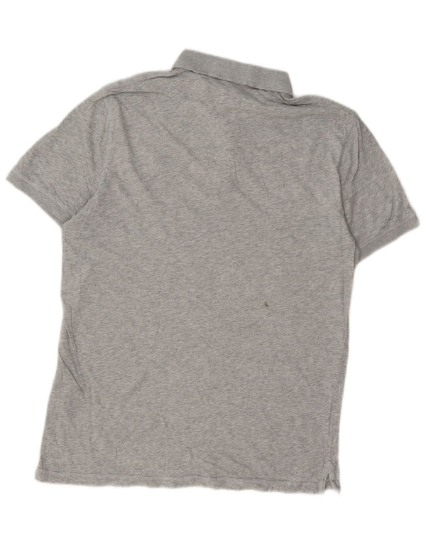 Polo da uomo All Saints Cotone grigio medio