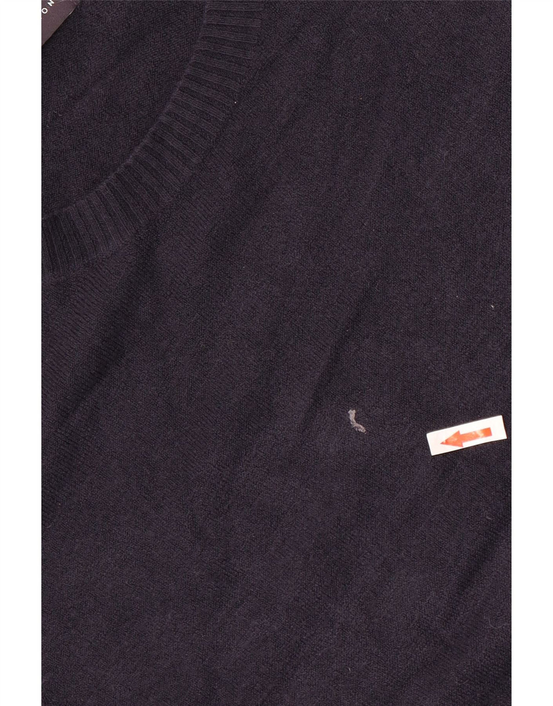 Maglione maglione con scollo a barca da donna Marks & Spencer UK 12 medio blu navy