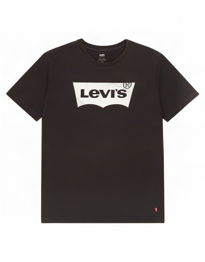 T-shirt grafica da uomo Levi's Top in cotone nero medio