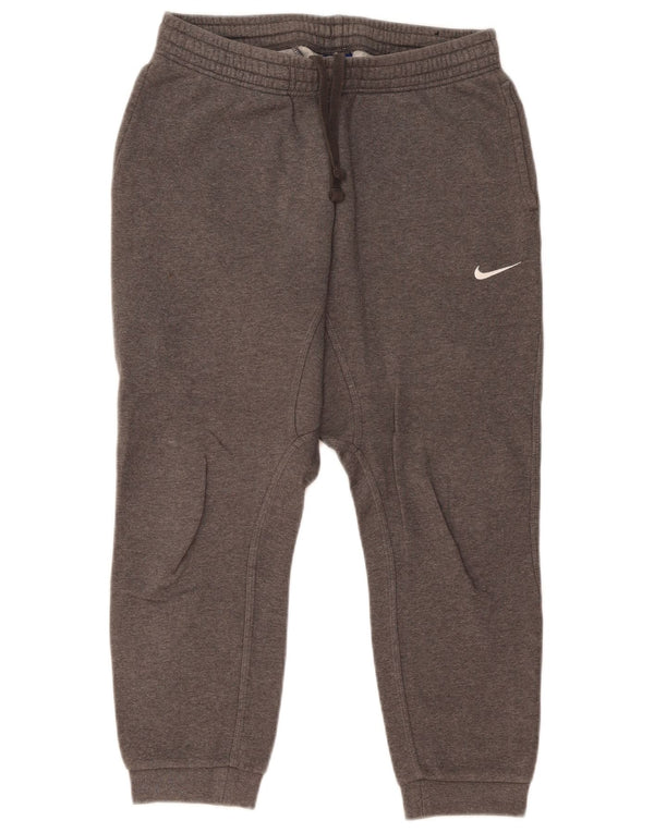 Pantaloni da tuta da donna Nike Joggers UK 14 Large Grey Flecked Cotton