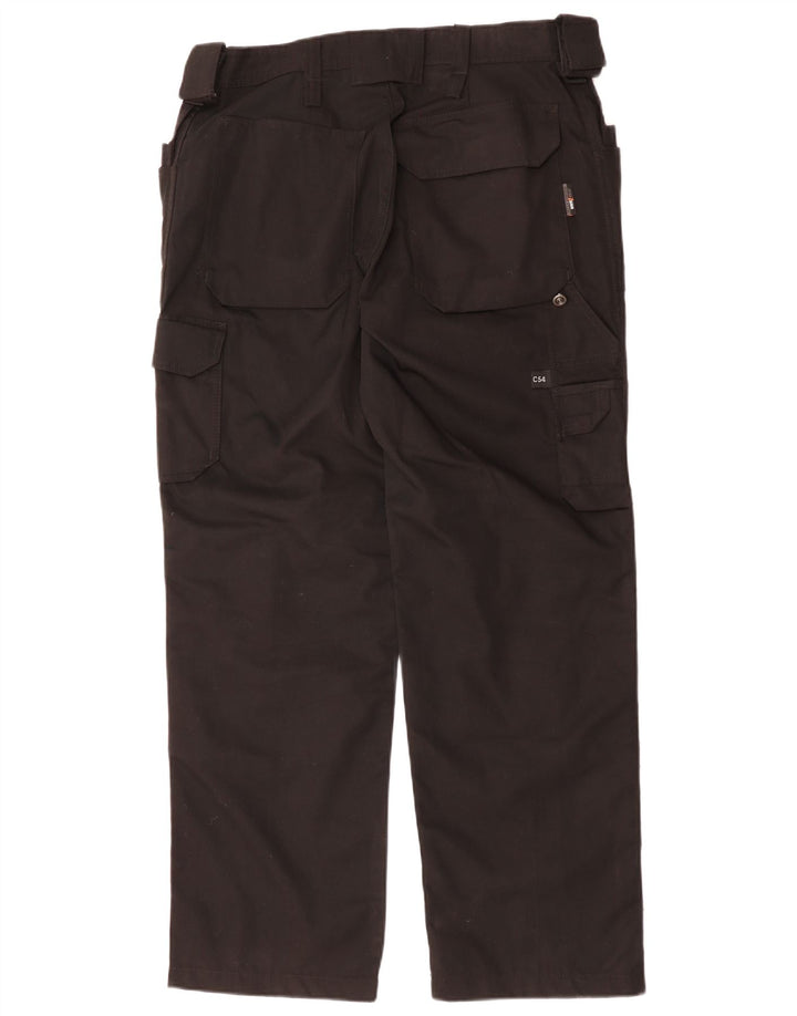 Pantaloni cargo dritti da uomo HELLY HANSEN W38 L33 cotone nero