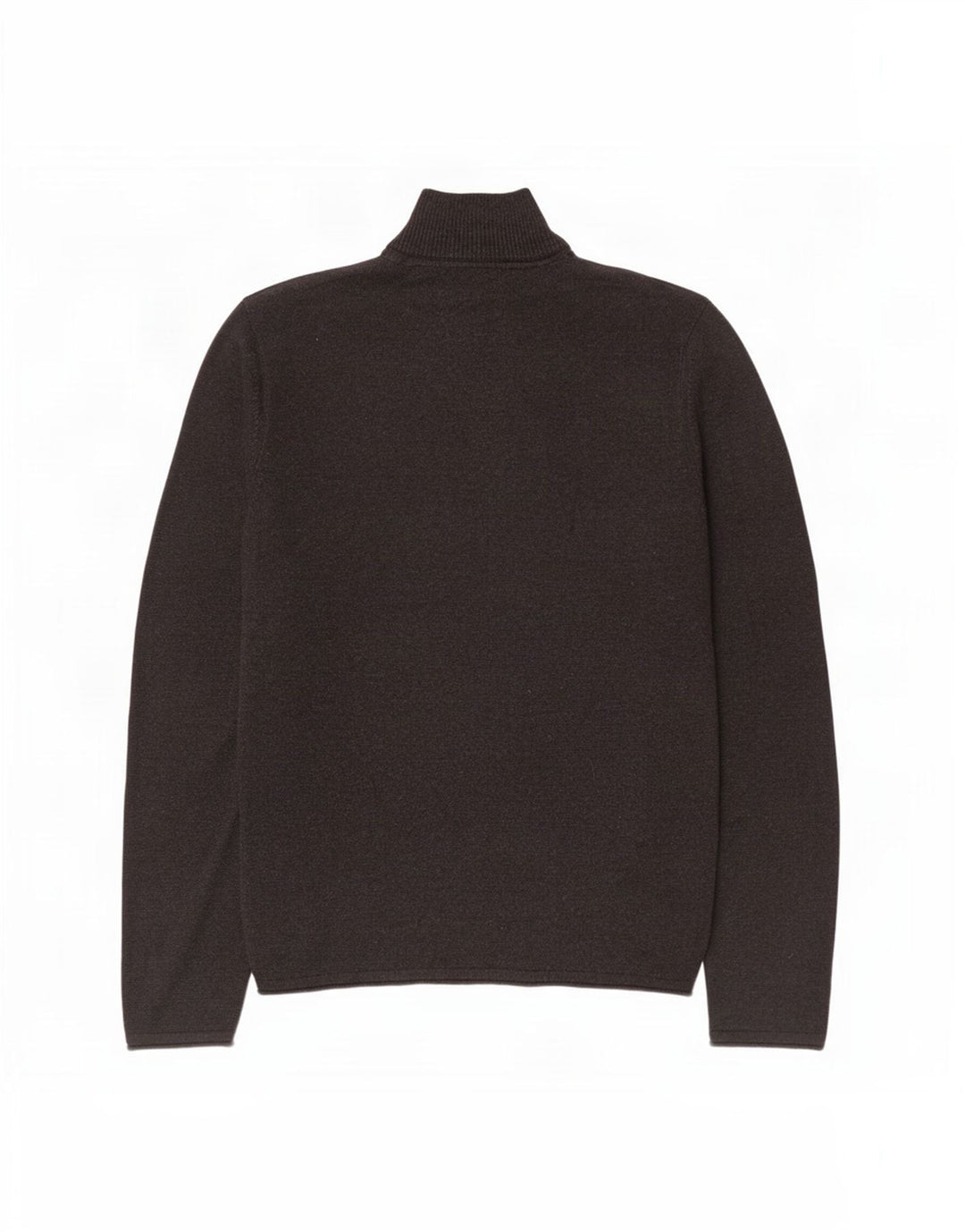 Maglione da uomo con collo con zip Fat Face piccolo in cotone grigio