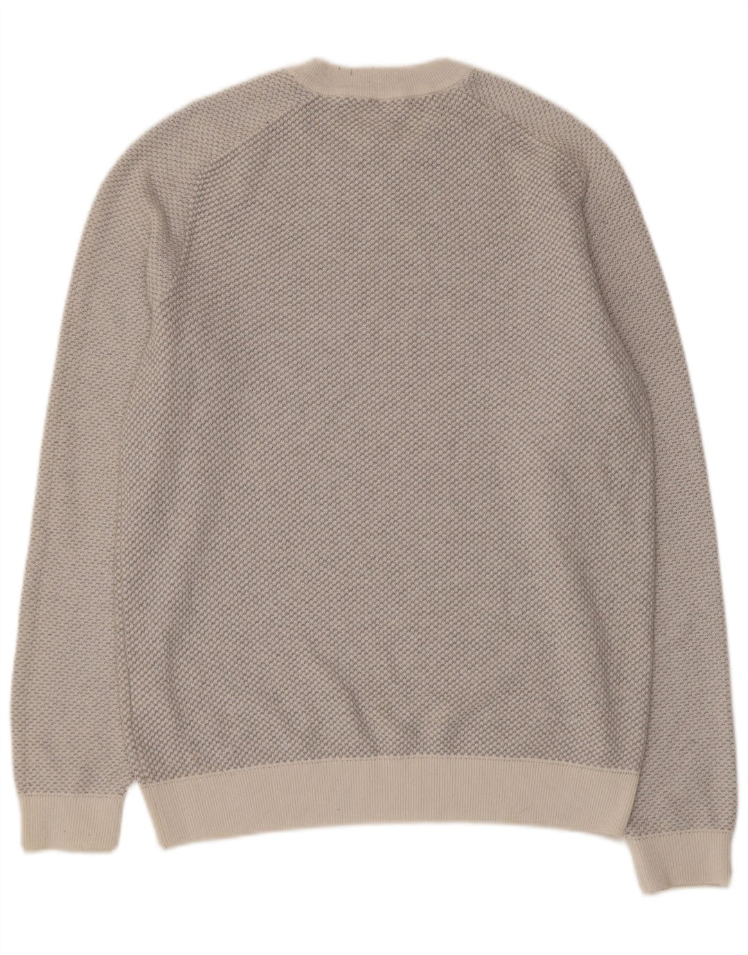 Maglione maglione girocollo da uomo Hugo Boss poliestere grigio medio