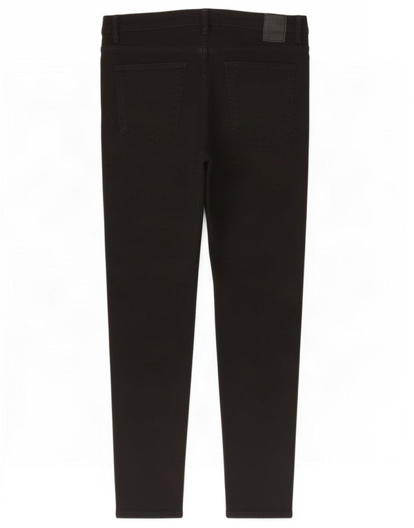 Jeans skinny da uomo Zara EU 46 XL W36 L28 Cotone nero