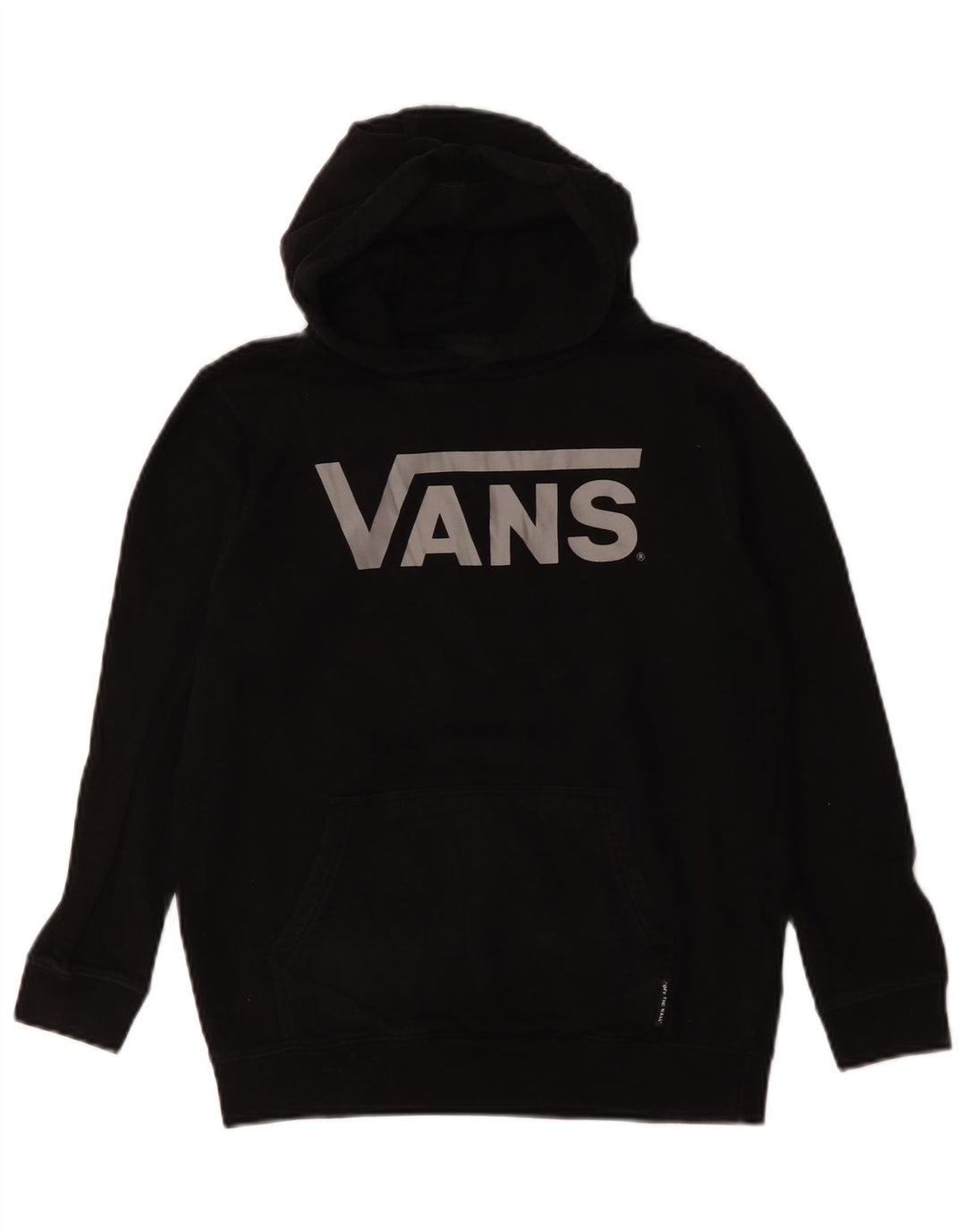 Felpa con cappuccio grafica da donna VANS UK 12 cotone nero medio