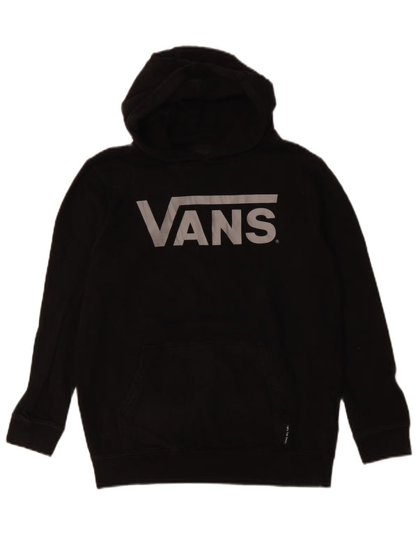 Felpa con cappuccio grafica da donna VANS UK 12 cotone nero medio