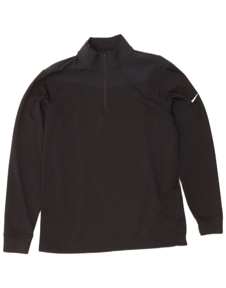 Maglia da tuta Nike Dri Fit Standard Pullover da uomo, colore nero medio