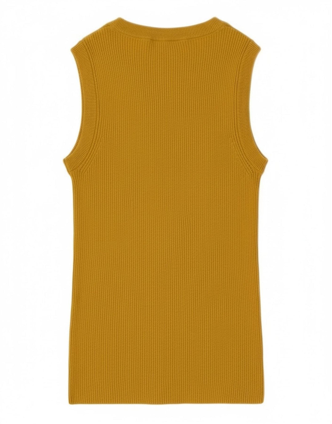 Canotta da donna Marks & Spencer UK 12 viscosa gialla media