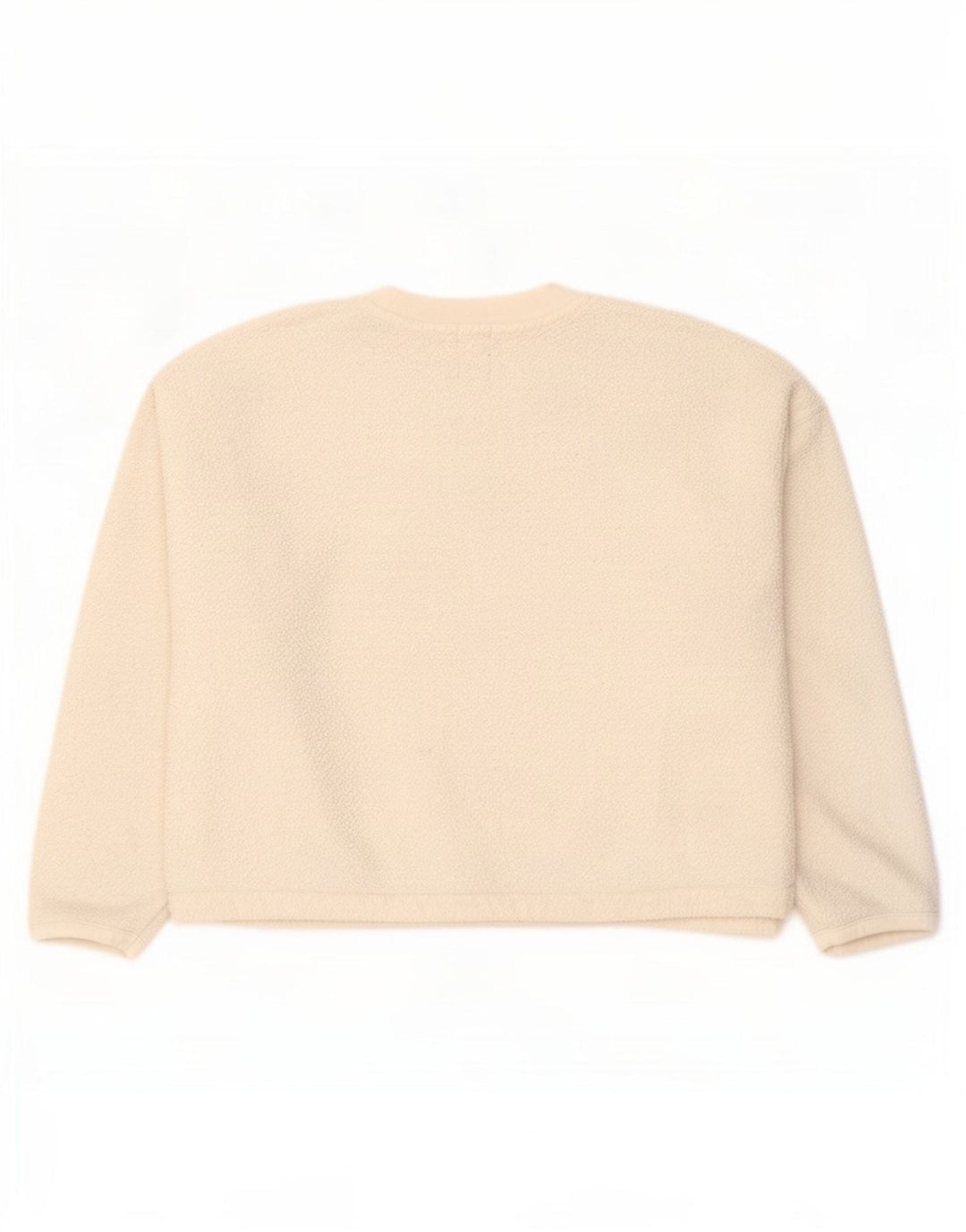 Maglione in pile da donna Gap UK 16 grande poliestere bianco sporco