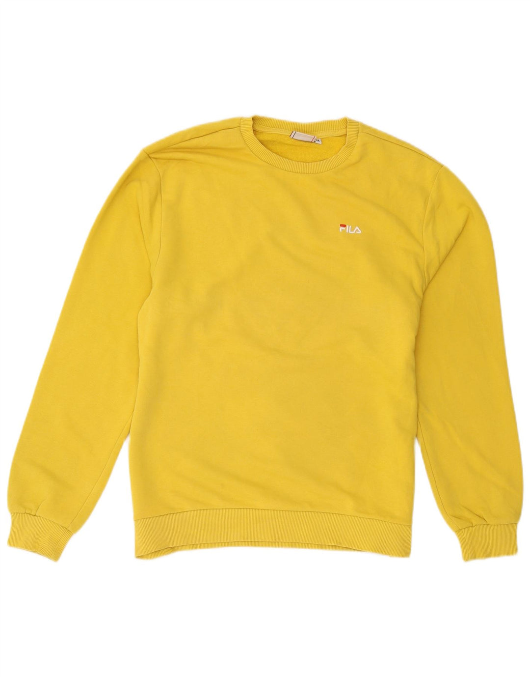 Fila Felpa Uomo Maglione Cotone Giallo Medio
