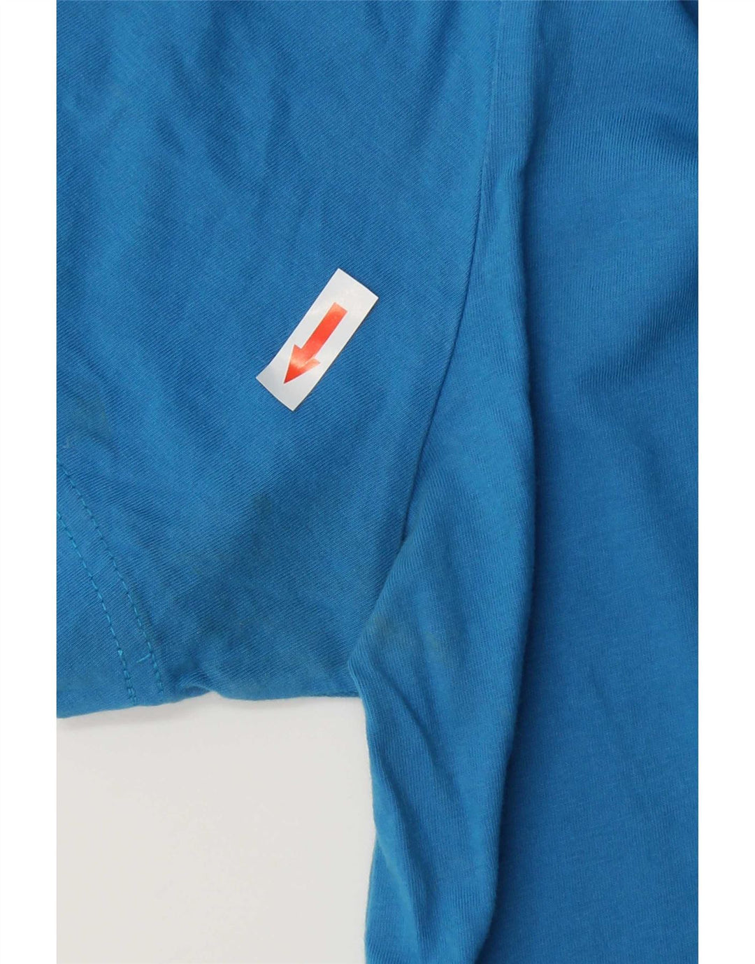 T-shirt grafica da uomo Champion Top in cotone blu medio