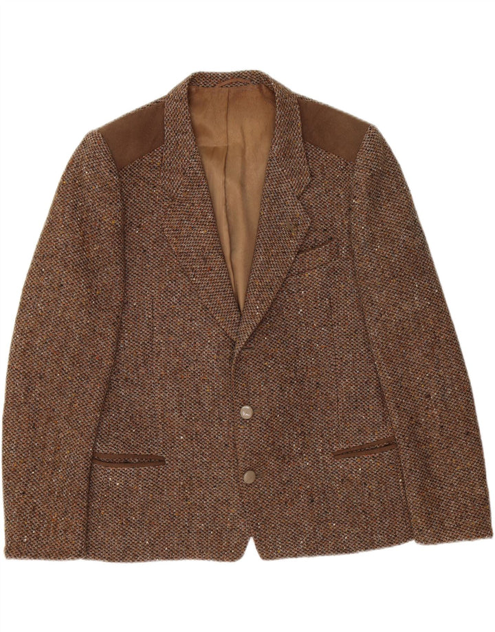 FIRMA Mens 2 Button Blazer Jacket IT 52 XL Brown Wool Vintage FIRMA and Second-Hand FIRMA from Messina Hembry 