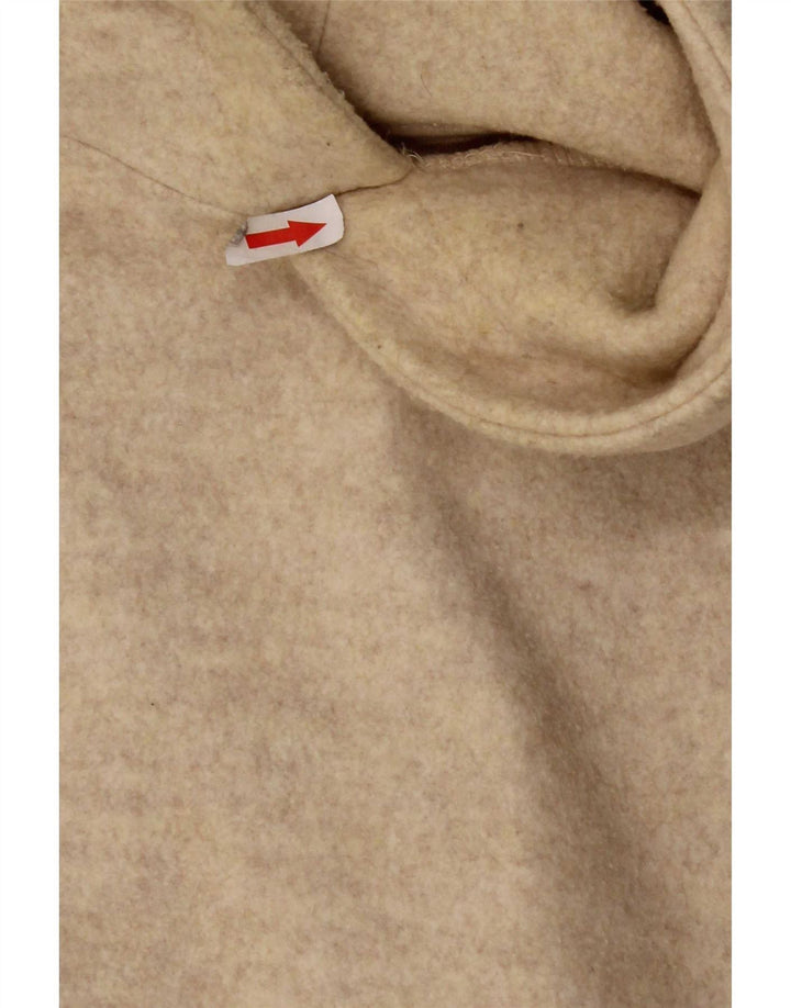 Felpa con cappuccio da uomo Zara in poliestere beige medio